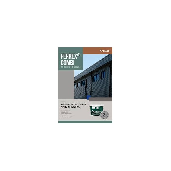 Teknos Ferrex Combi 2in1 Combined Metal Primer and Topcoat