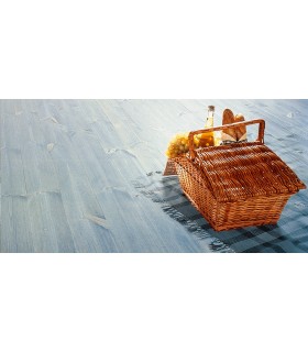 Translucent acrylic stain for interior wooden floors