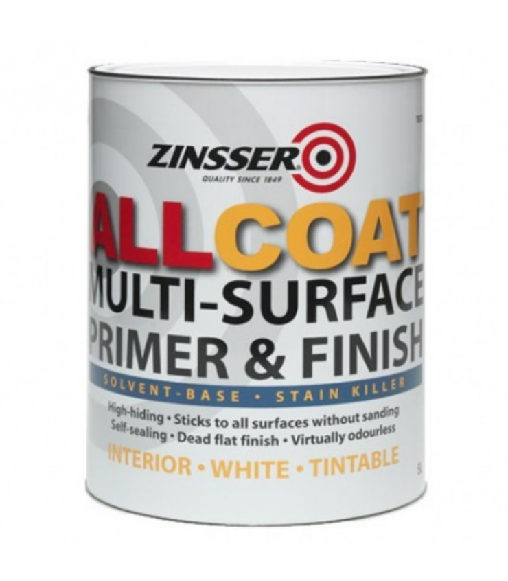 Zinsser Allcoat Solvent Based Stain Blocker is a 4in1 primer sealer