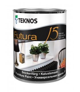 Teknos Futura 15%, 40%, 90% gloss Oil Based Paint for Wood