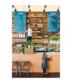 Tikkurila Liitu is a tintable, full matt, waterborne chalkboard paint.