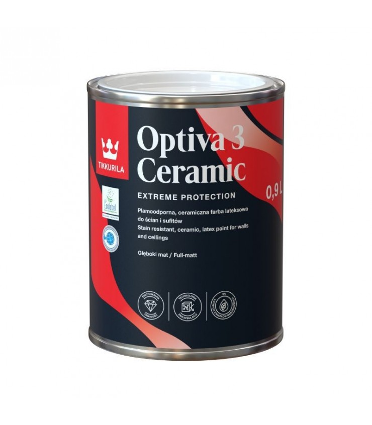 Tikkurila Optiva Ceramic Super Matt is an excellent value, washable