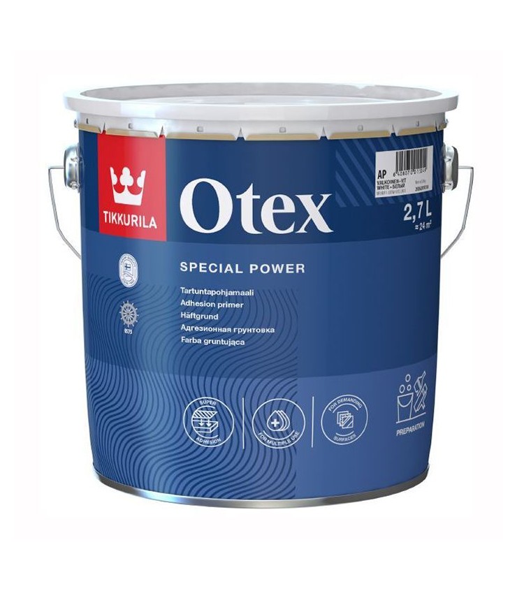 Otex High Performance Adhesion Primer, a quick drying, super adhesion