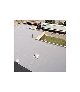 Durable waterproofing for horizontal roofs